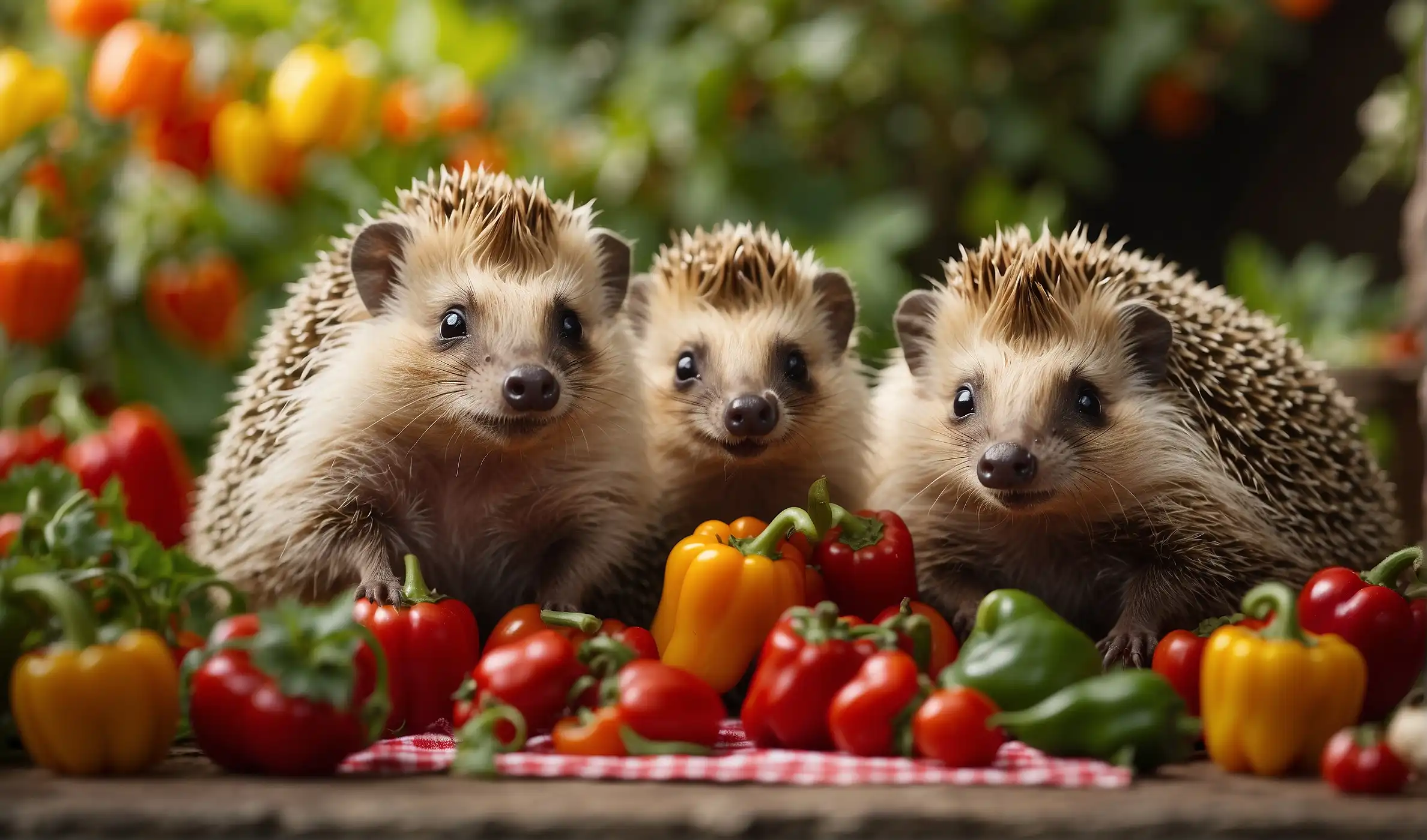 Hedgehogs Eat Bell Peppers