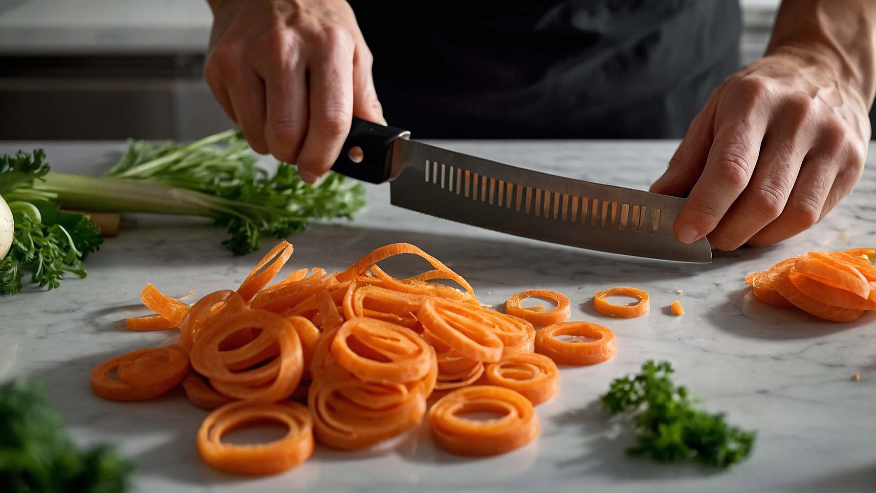 How to Crinkle Cut Carrots