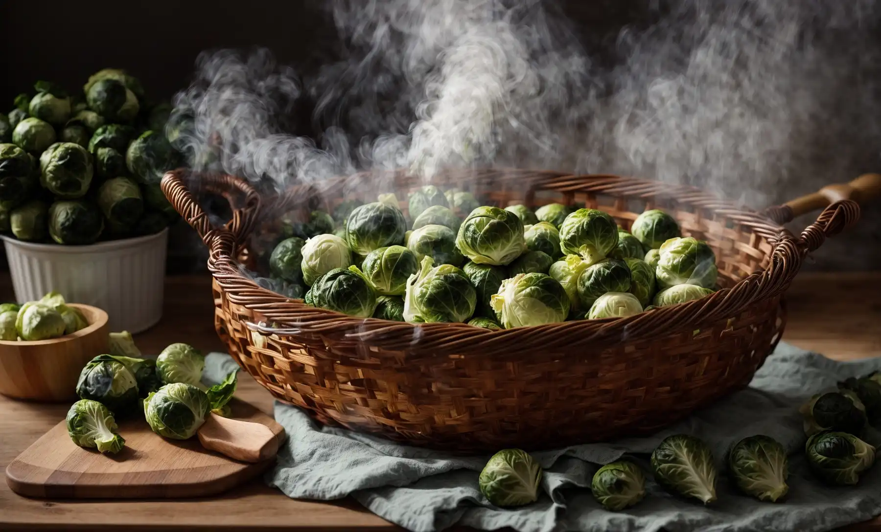 How to Steam Brussels Sprouts