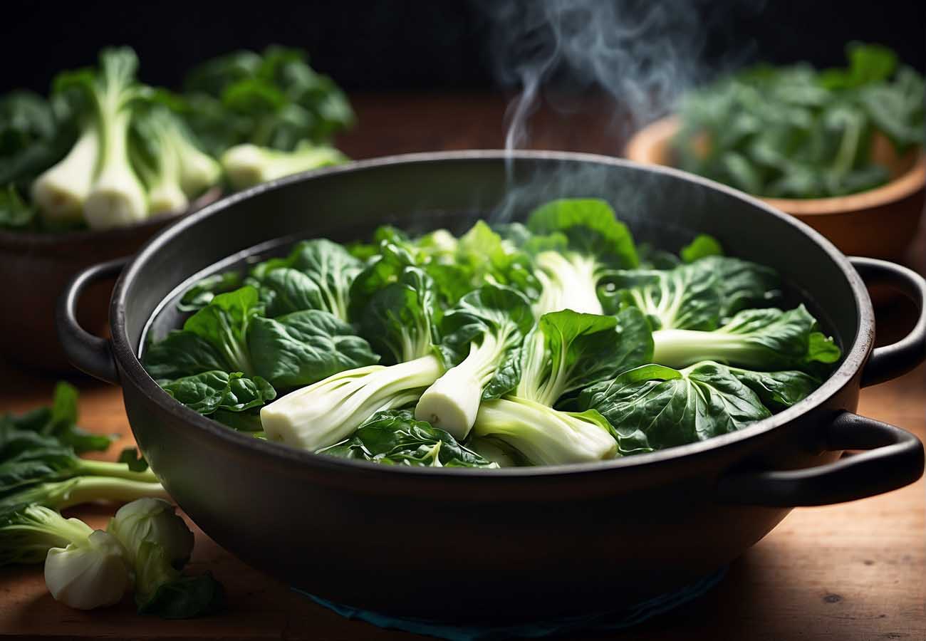 How Long to Boil Bok Choy in Soup: Timing the Taste