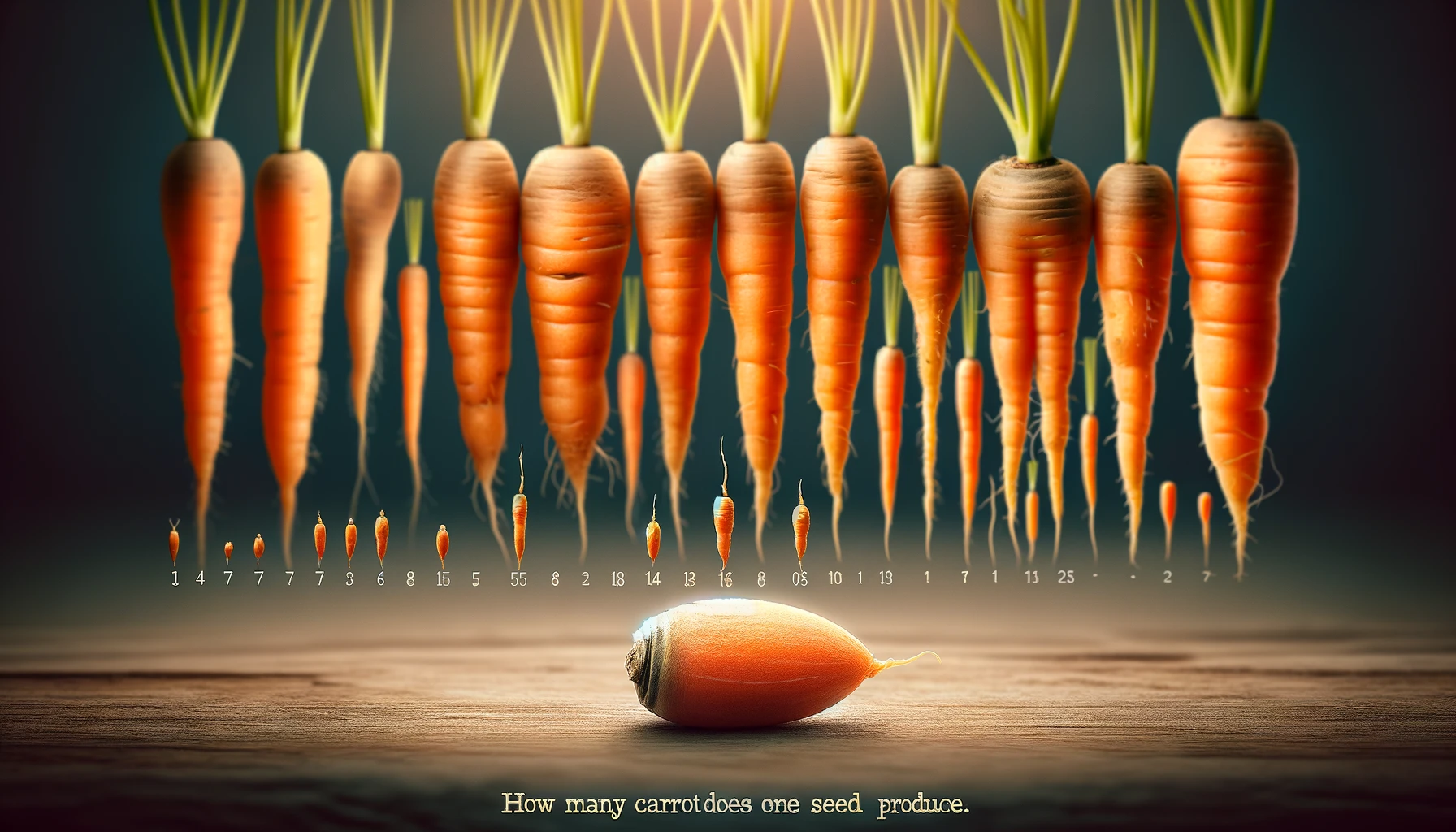 How Many Carrots Does One Seed Produce