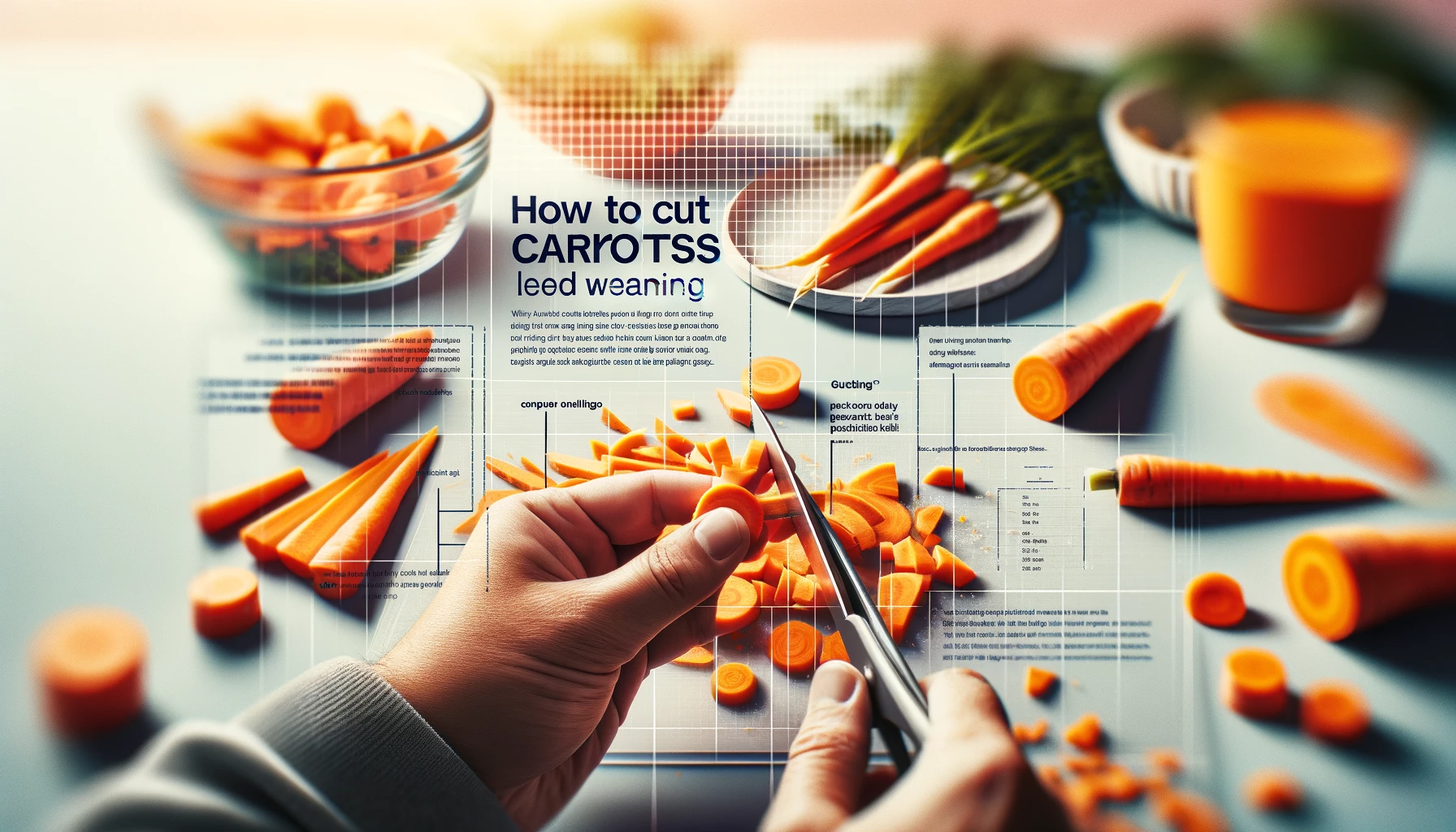 How to Cut Carrots for Baby Led Weaning