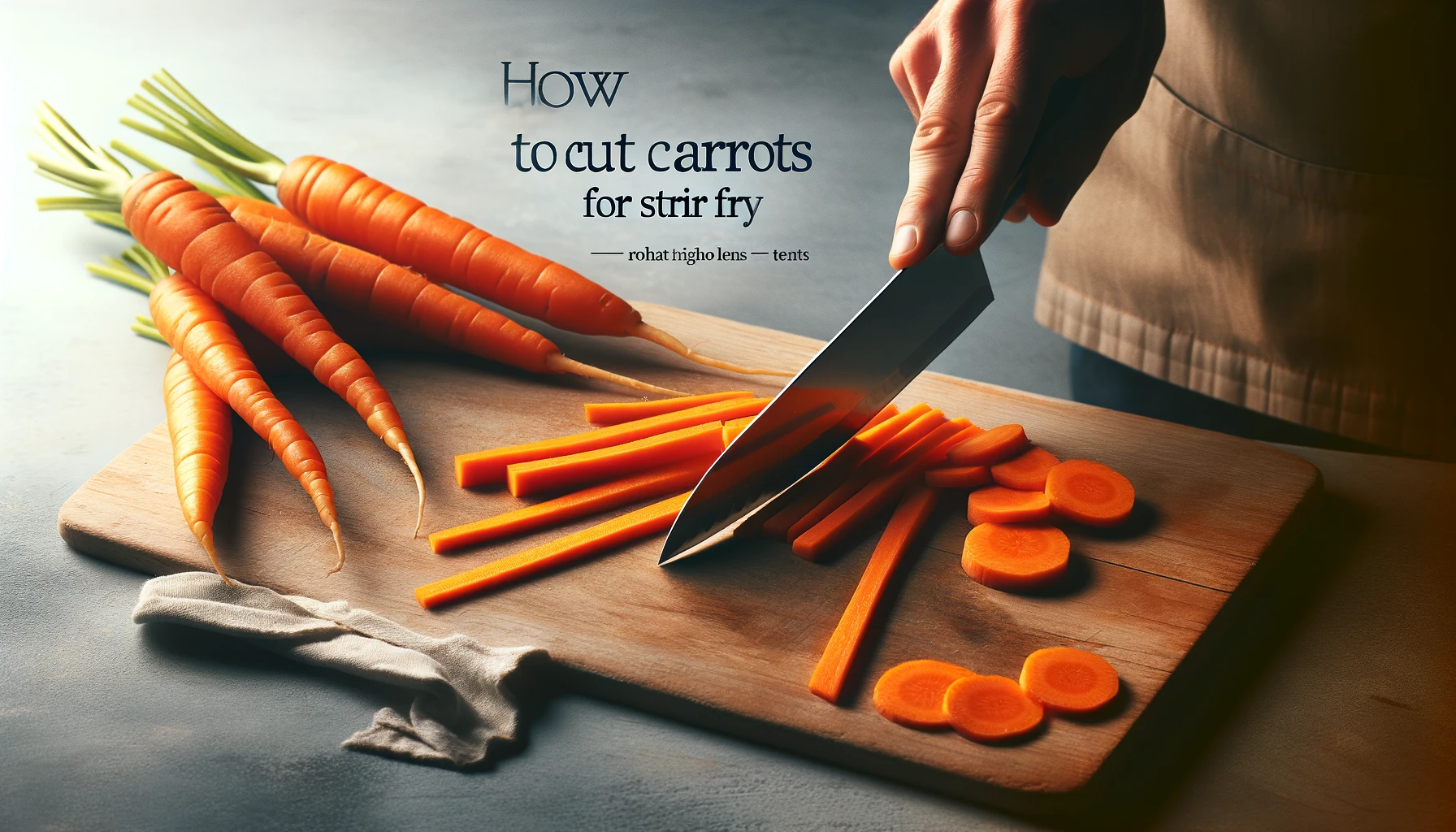 How to Cut Carrots for Stir Fry