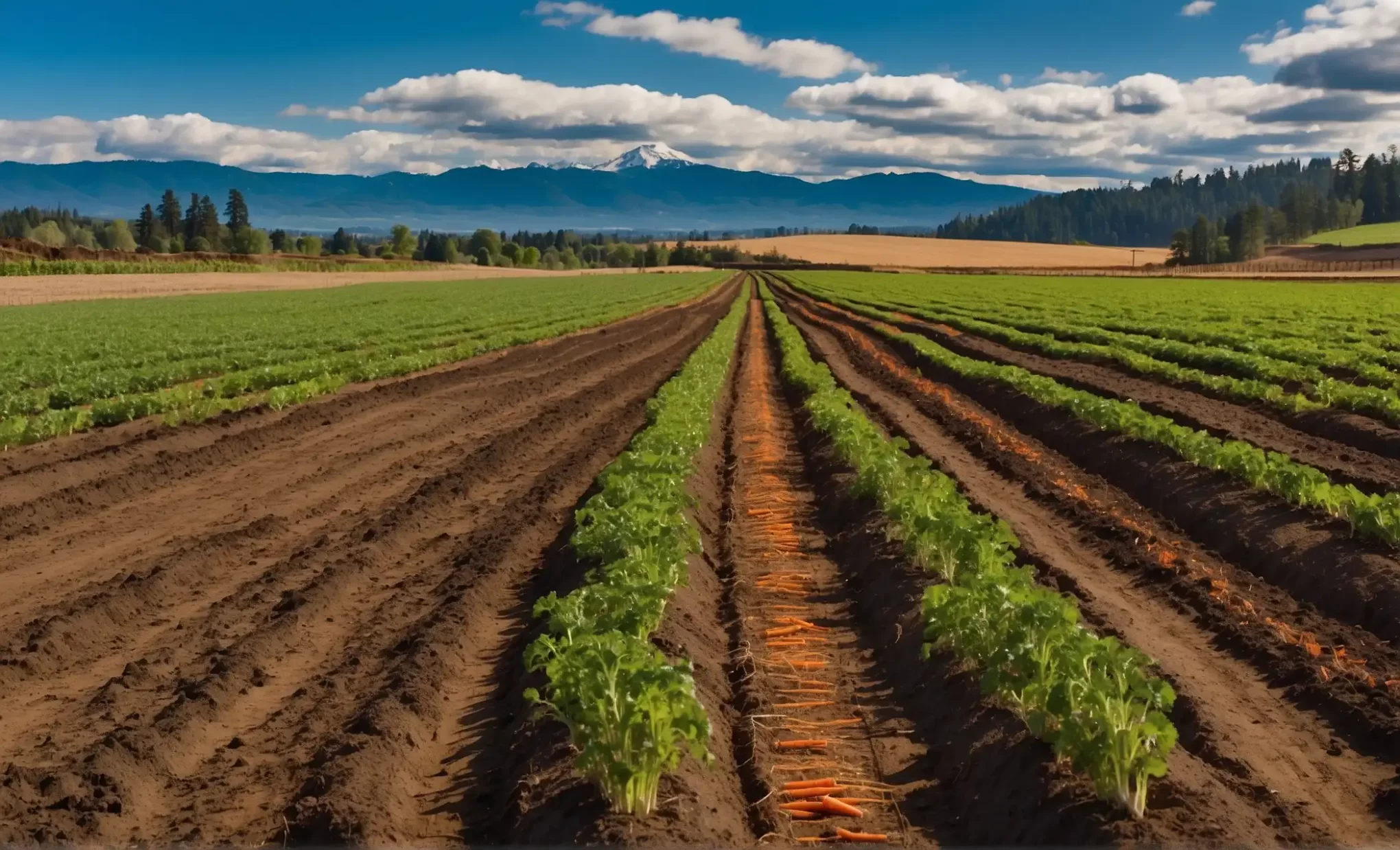 Planting carrots in Oregon