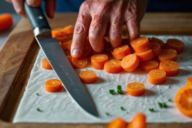 Crinkle Cutting Carrots