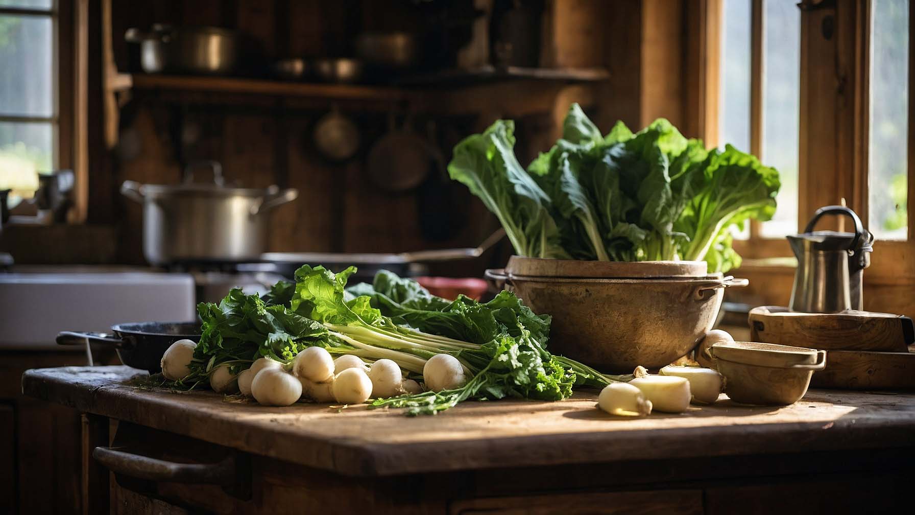 Turnips and Mustard Greens: A Harmonious Blend of Bitter and Sweet